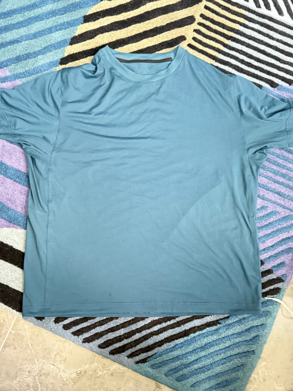 Lululemon Men’s Performance Training T-Shirt Teal Size L